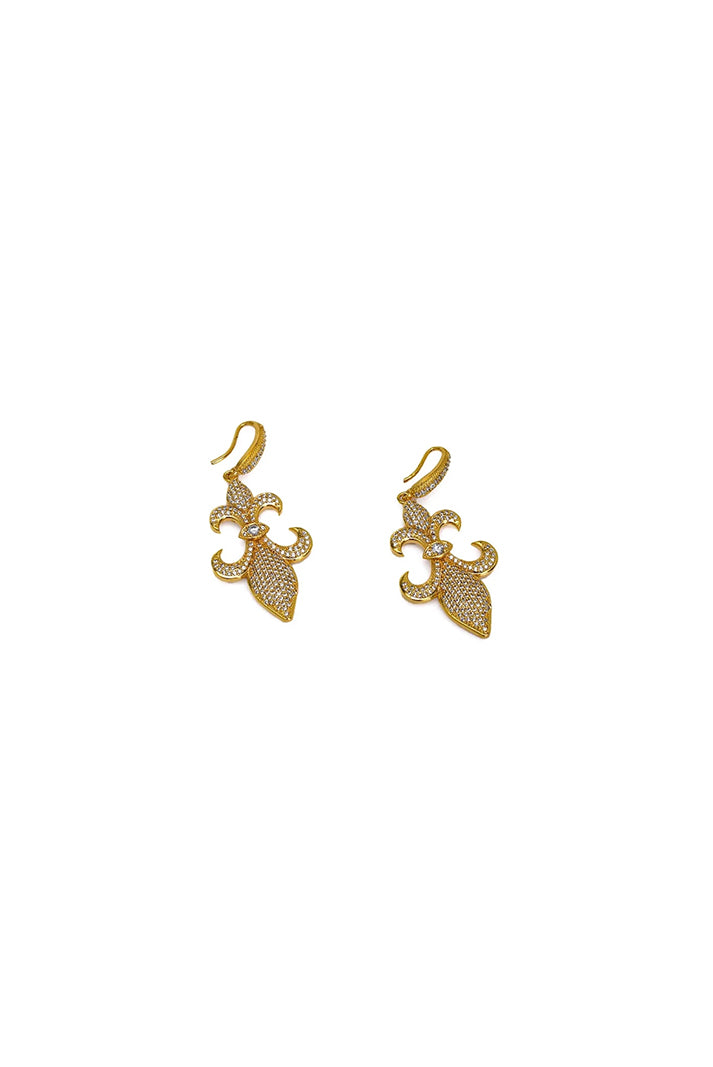 GOLDEN FLEUR DE LIS EARRINGS