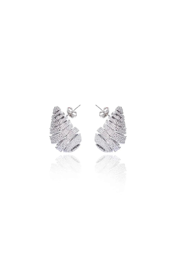 SILVER HIVE EARRINGS