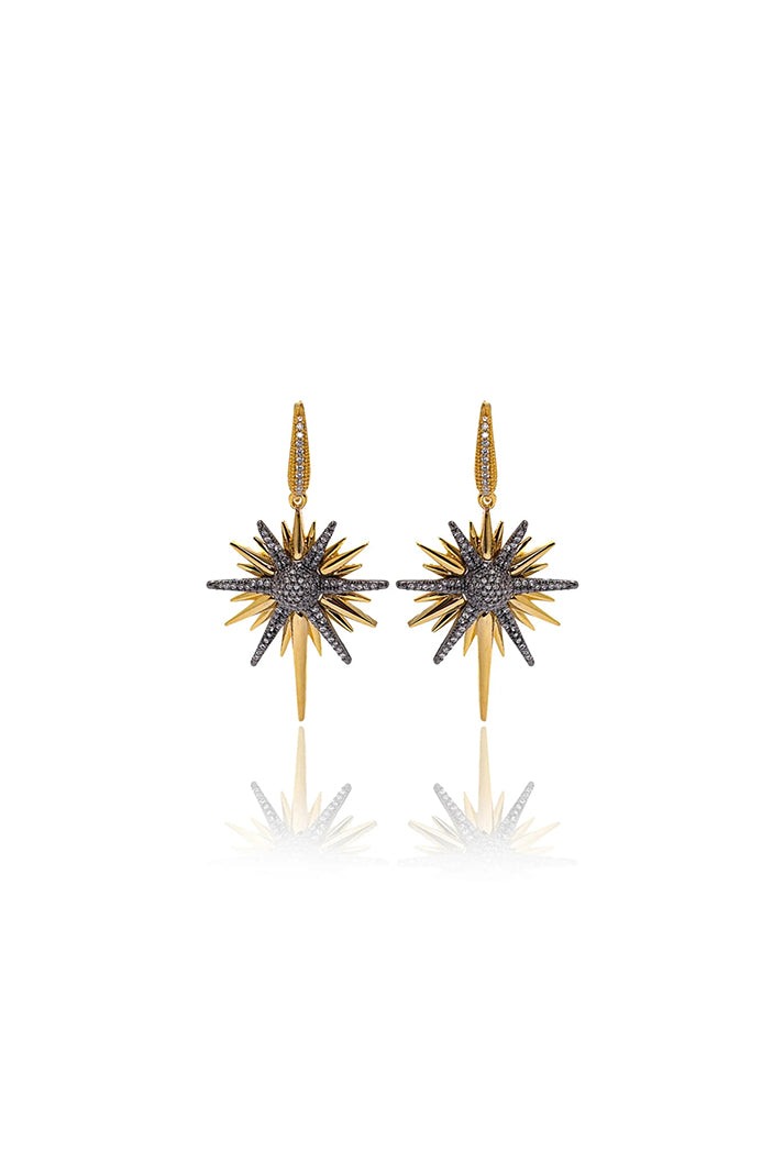 GOLDEN POLE STAR EARRINGS